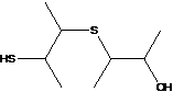 α-甲基-β-羥丙基-α＇-甲基-β＇-巰基丙基硫醚